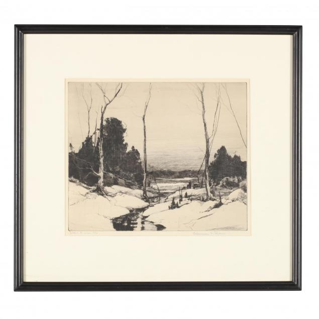 chauncey-foster-ryder-ny-nh-1868-1949-i-brook-in-the-snow-i