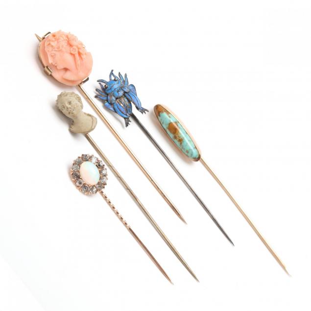 five-vintage-stick-pins