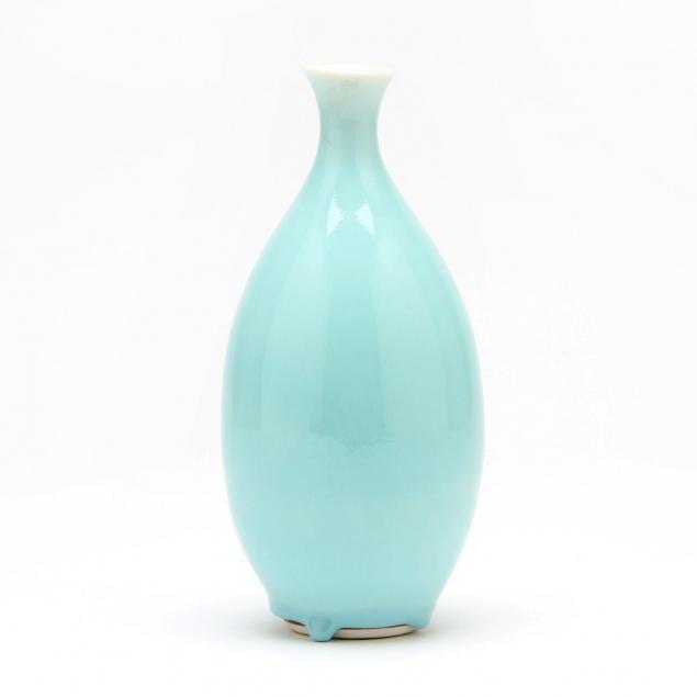 william-pitney-ny-mi-1914-2005-studio-pottery-bottle-vase