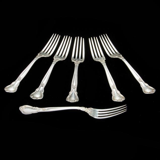 six-gorham-chantilly-sterling-silver-forks