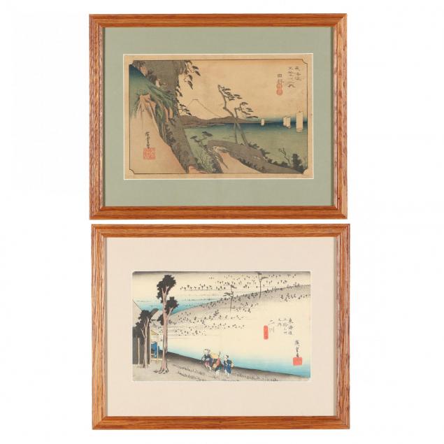 two-japanese-woodblock-prints-hiroshige