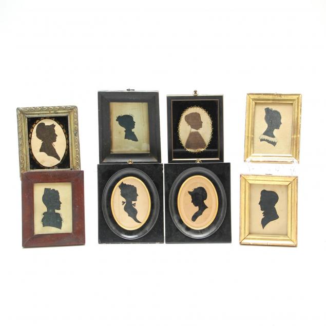 group-of-antique-silhouettes