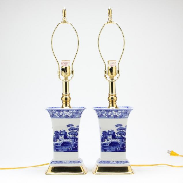 pair-of-spode-blue-tower-table-lamps