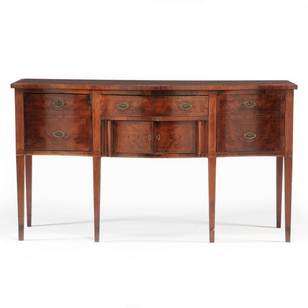 virginia-federal-inlaid-mahogany-serpentine-sideboard