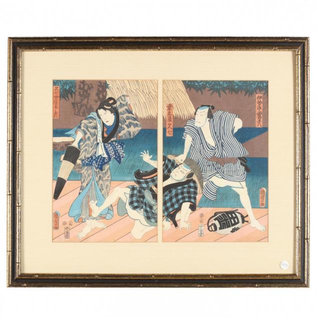 japanese-woodblock-diptych-by-utagawa-kunisada