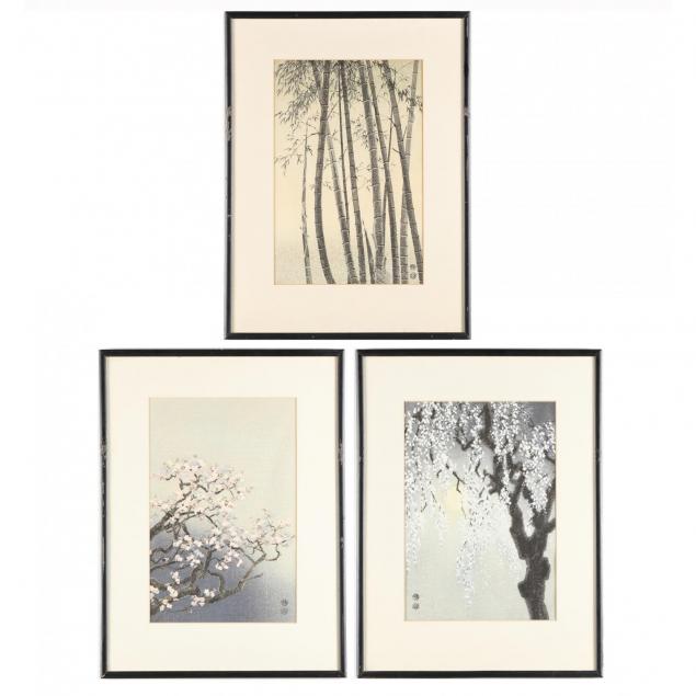 three-woodblock-prints-by-kotozuka-eiichi-japanese-1906-1979