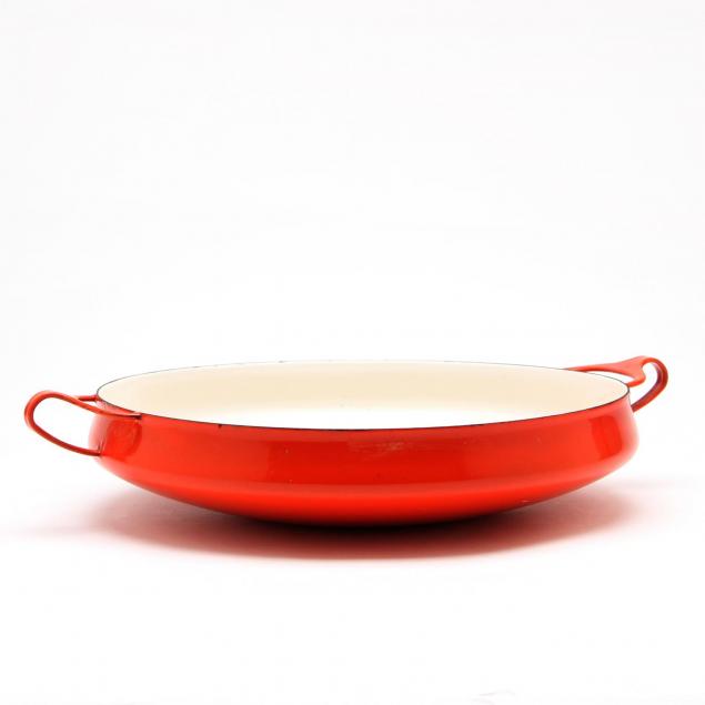 jens-quistgaard-red-enameled-sauce-pan