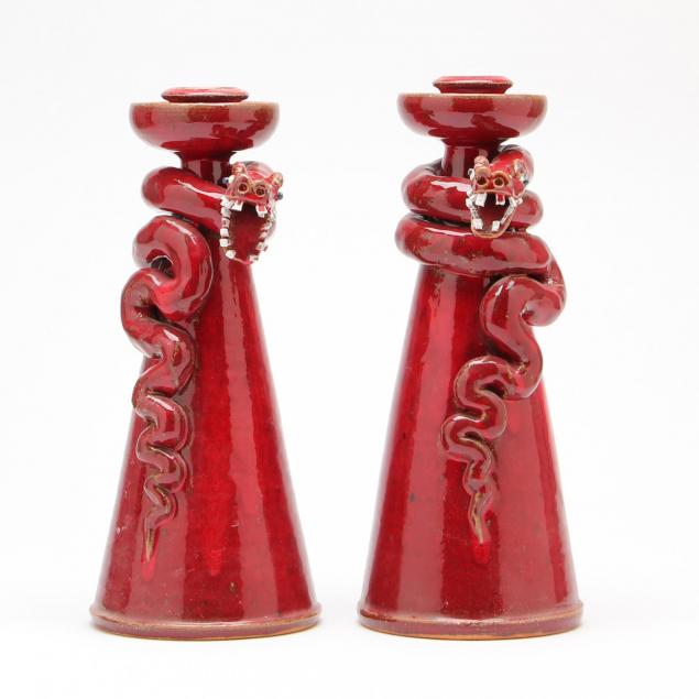 nc-folk-art-candlesticks-a-v-smith-sanford-nc