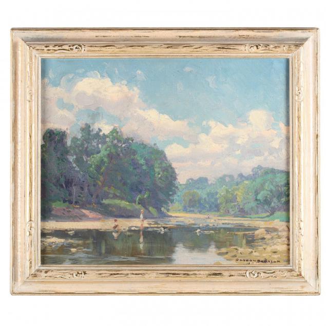 shirley-gordon-barrick-oh-1885-1942-i-summer-day-on-the-river-i