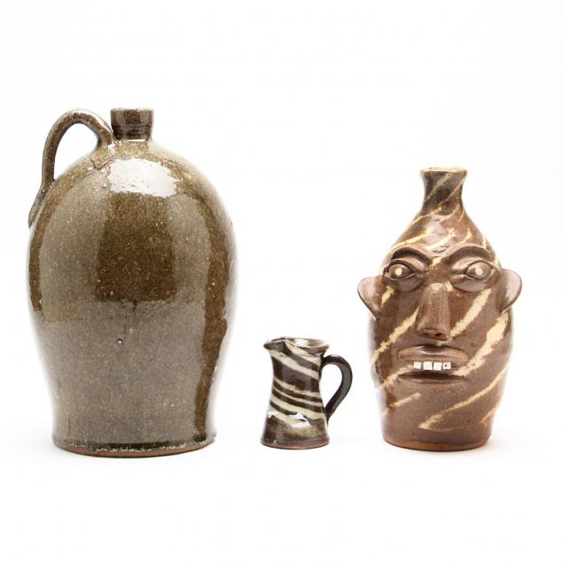 three-western-nc-pottery-pieces