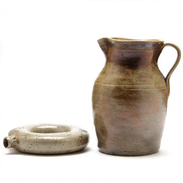 two-pieces-of-early-nc-salt-glazed-stoneware