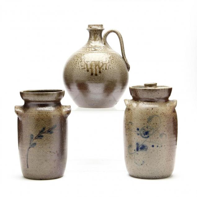 three-pieces-of-jugtown-pottery-seagrove-nc