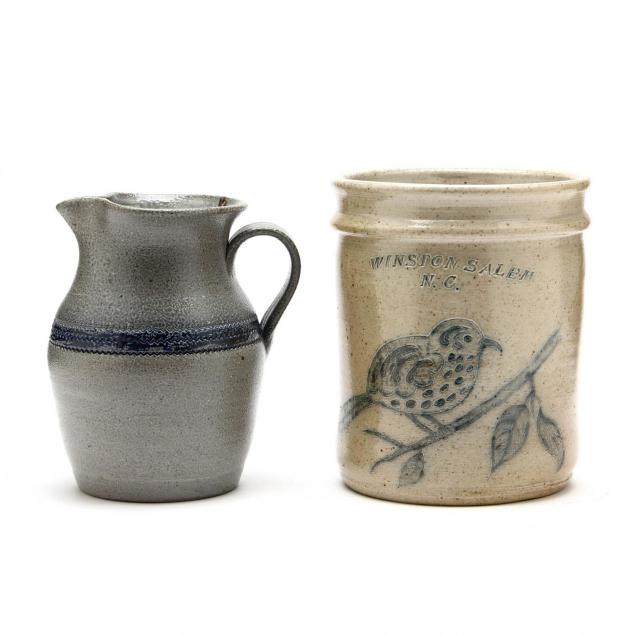 two-pottery-pieces-by-seagrove-nc-potters