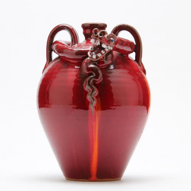 nc-pottery-folk-art-snake-jug