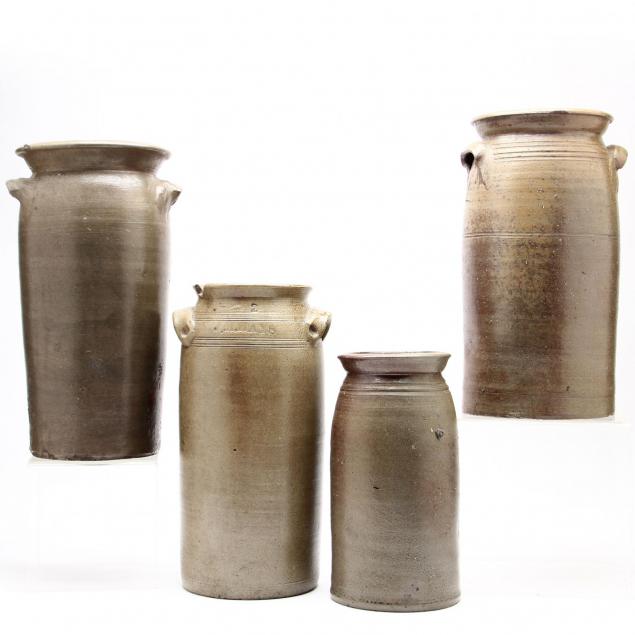 four-nc-pottery-two-gallon-storage-jars