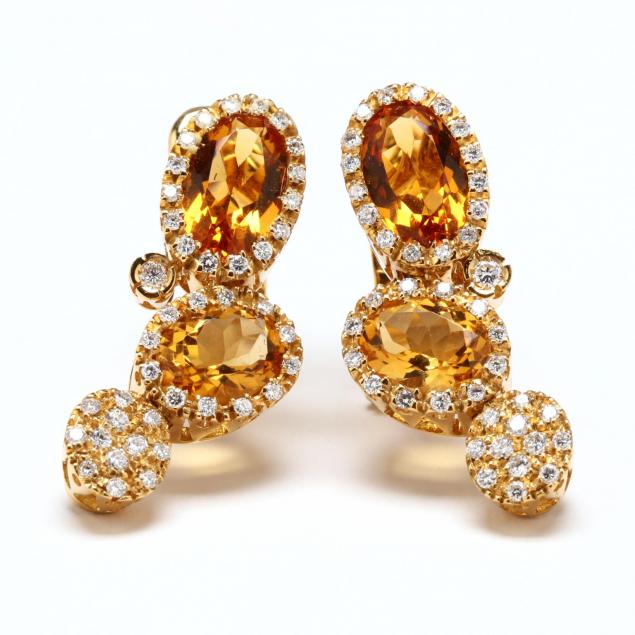 18kt-citrine-and-diamond-ear-pendants-ponte-vecchio-gioielli