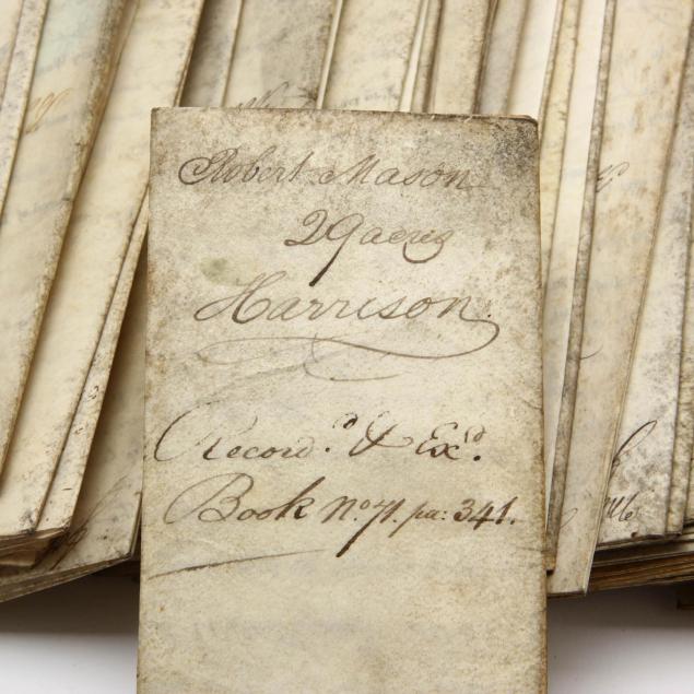 trove-of-43-vellum-deeds-signed-by-antebellum-virginia-governors