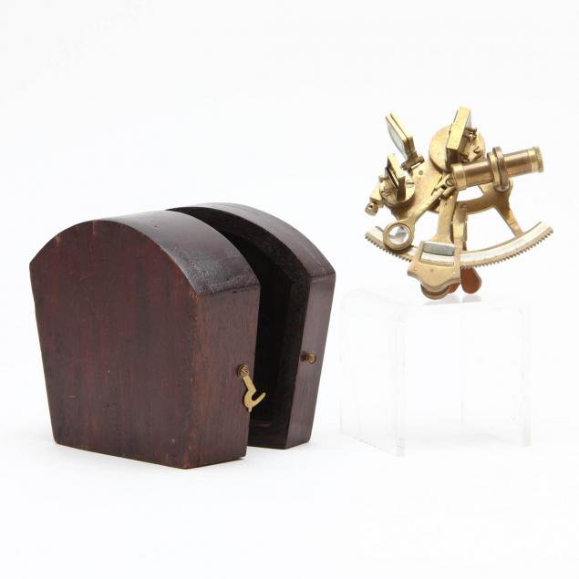 english-miniature-brass-sextant-19th-century