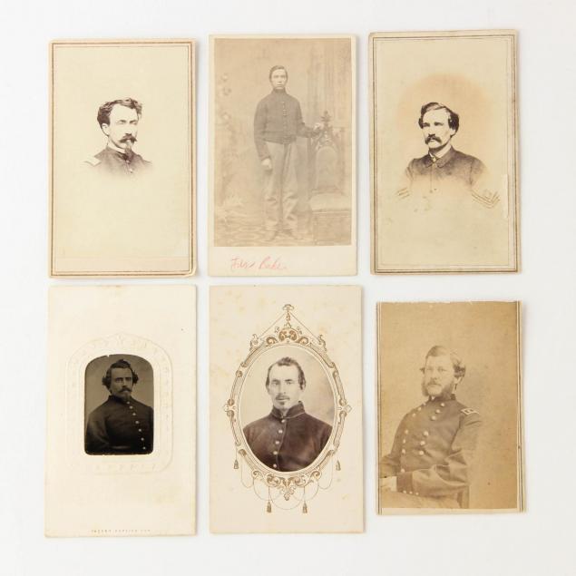 five-union-cdvs-and-a-tintype