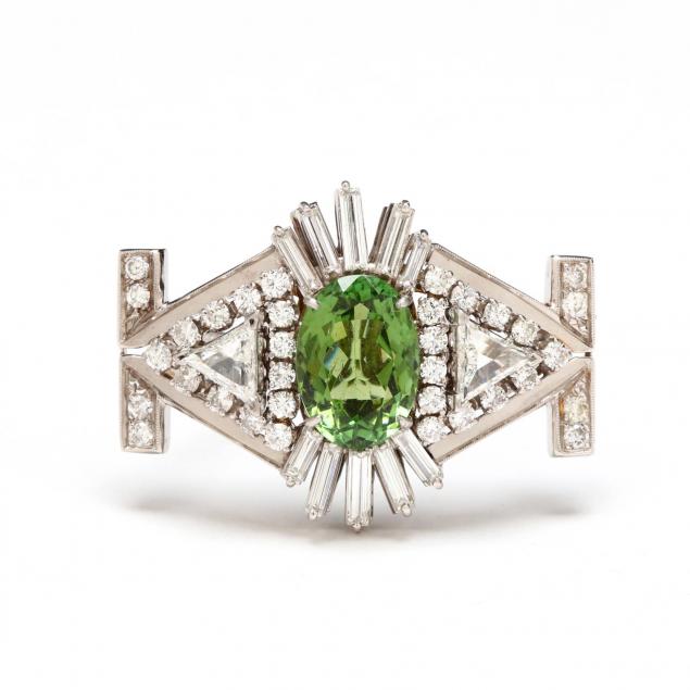 18kt-white-gold-tourmaline-and-diamond-brooch-pendant