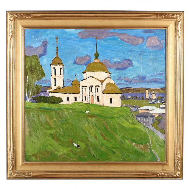 veniamin-benjamin-alekseevich-safonov-russian-1931-2003-village-church