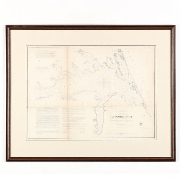 u-s-coastal-survey-chart-of-albemarle-sound-north-carolina