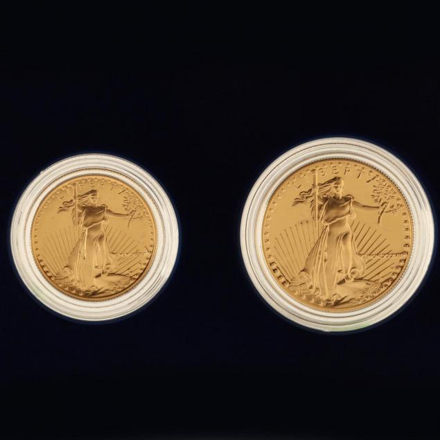 1987-proof-gold-american-eagle-50-ounce-and-25-one-half-ounce-set