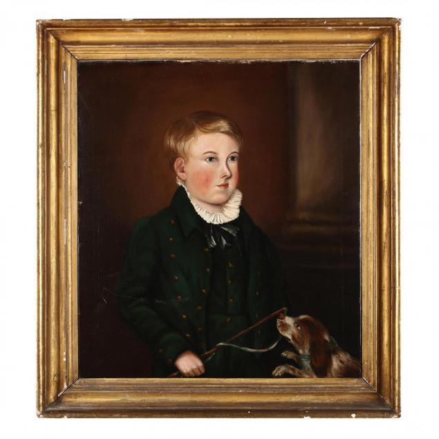 american-school-portrait-of-a-young-boy-with-dog