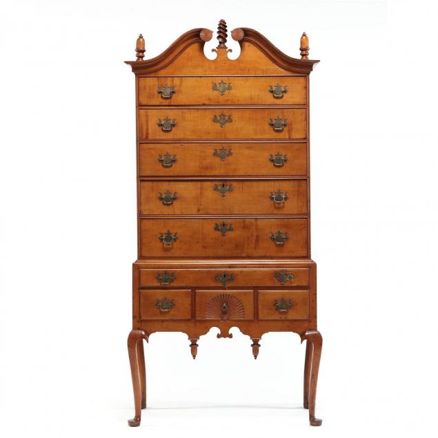 massachusetts-queen-anne-maple-highboy