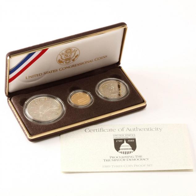 1989-u-s-congressional-gold-and-silver-three-coin-proof-set