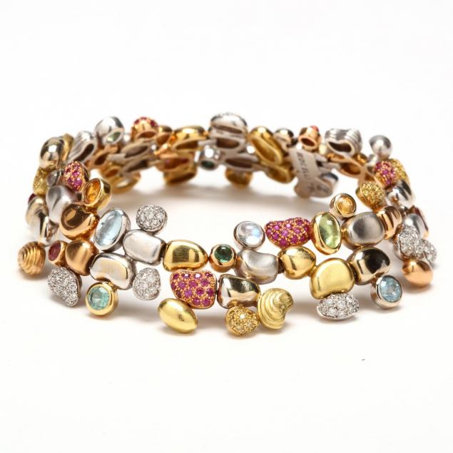 18kt-diamond-and-gemset-bracelet-paul-morelli