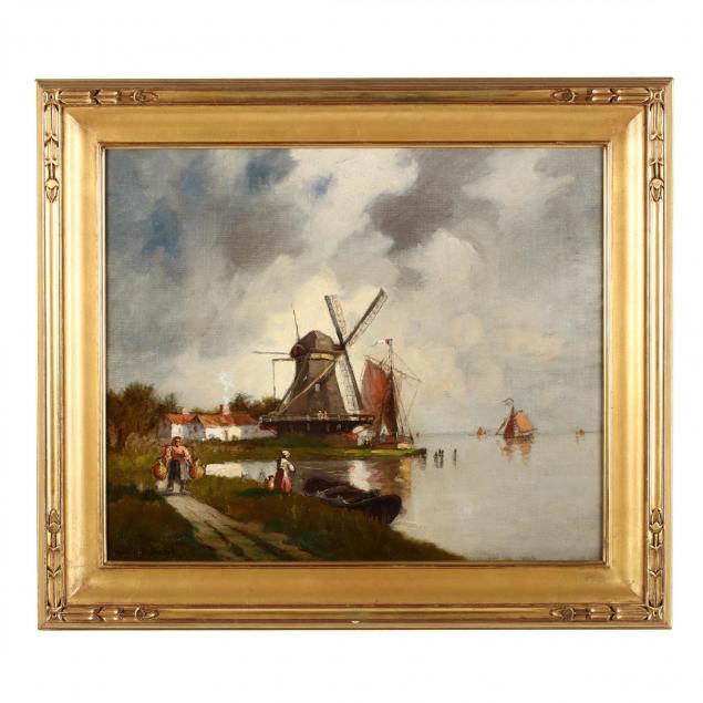 walter-lansil-ma-me-1846-1925-i-the-old-mill-at-dordrecht-i