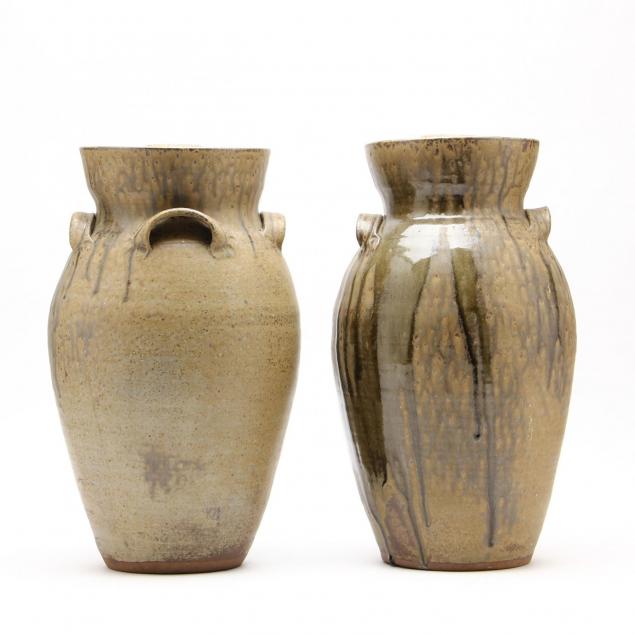 two-nc-pottery-churns-robert-armfield