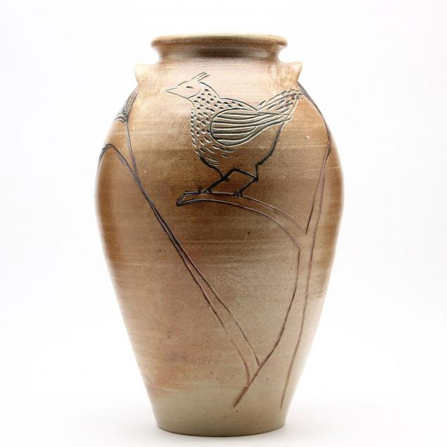 nc-art-pottery-floor-vase-vernon-owens