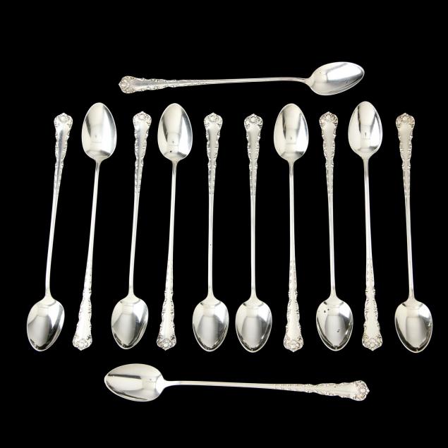 12-frank-whiting-neapolitan-kings-court-sterling-silver-iced-tea-spoons