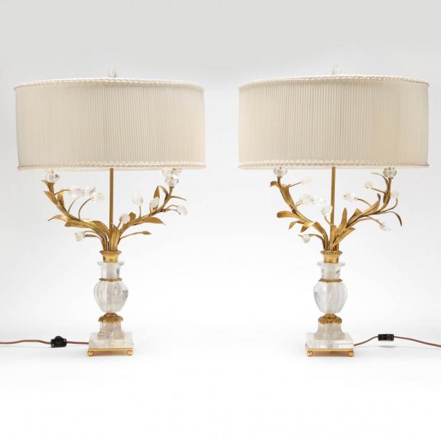 pair-of-italian-gilt-bronze-rock-crystal-table-lamps