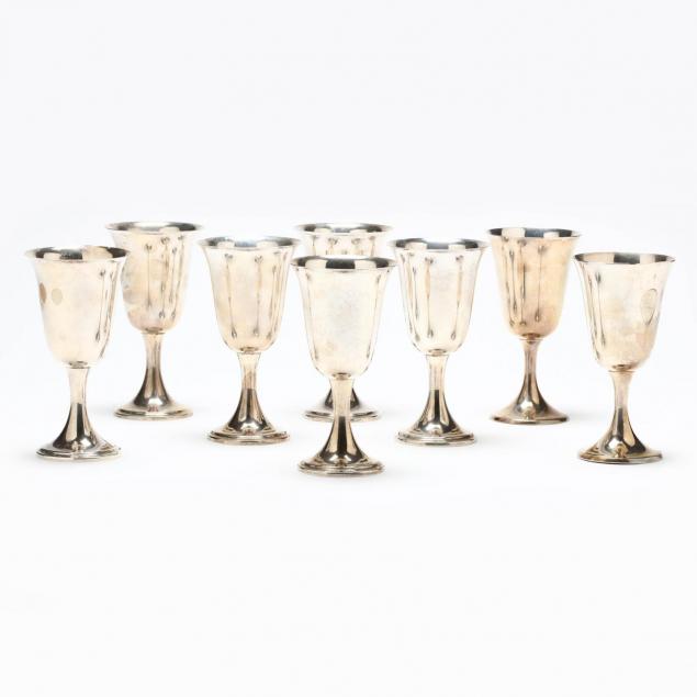 an-assembled-set-of-8-sterling-silver-goblets