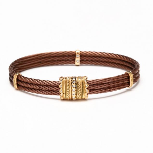 18kt-gold-steel-and-diamond-bracelet-charriol