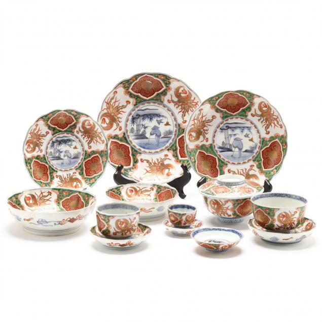 large-set-of-japanese-aoki-brothers-arita-porcelain-dinnerware