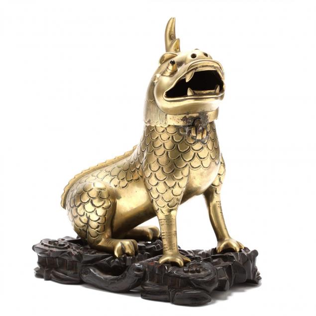 chinese-brass-mythological-beast-censer