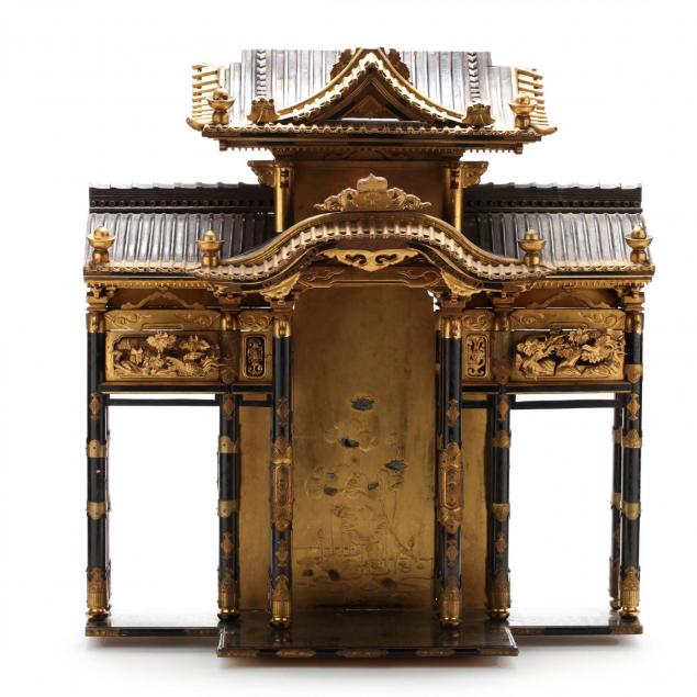 antique-japanese-buddhist-butsudan-lacquer-shrine