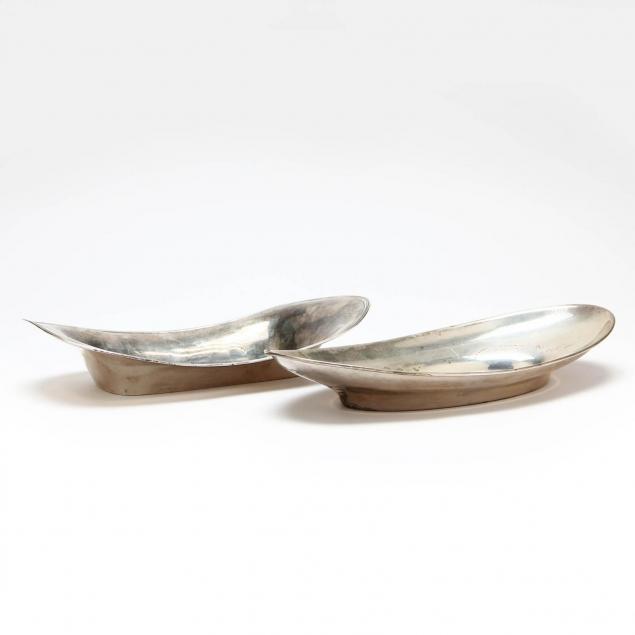 two-sterling-silver-bread-dishes