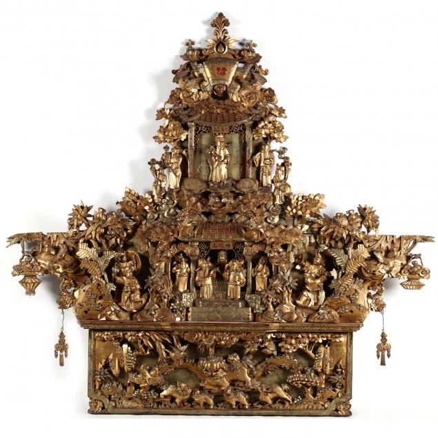 chinese-carved-giltwood-architectural-element