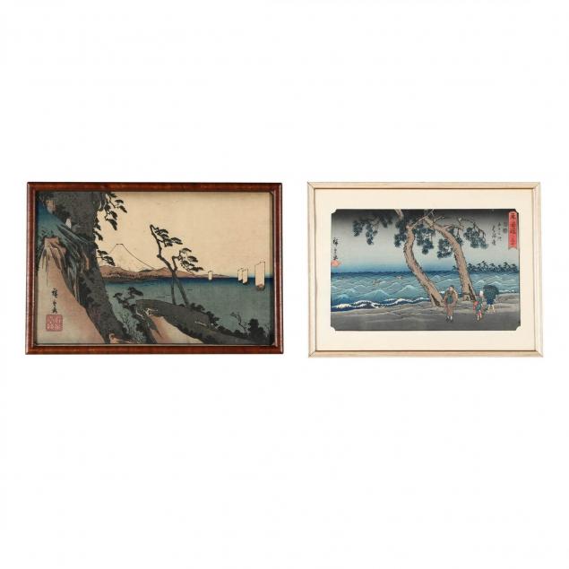 two-japanese-woodblock-prints-by-ando-hiroshige