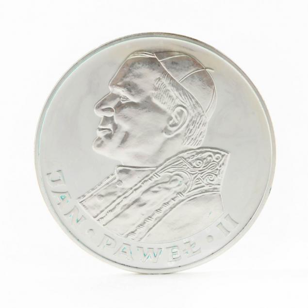 poland-1982-silver-200-zlotych-pope-john-paul-ii-commemorative-coin