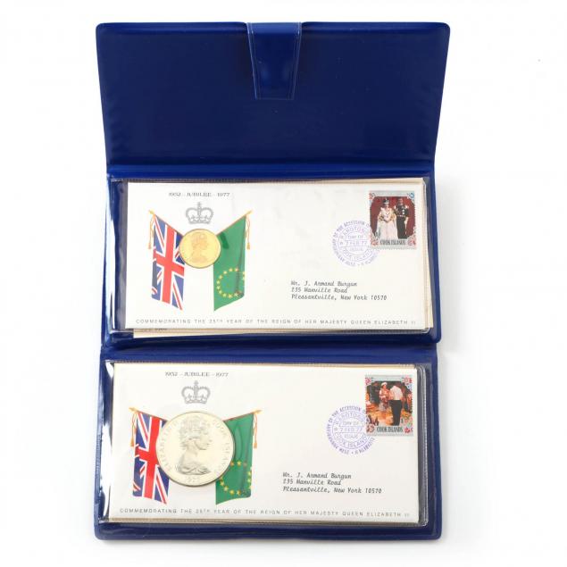 cook-islands-1977-queen-s-jubilee-proof-gold-and-silver-coins