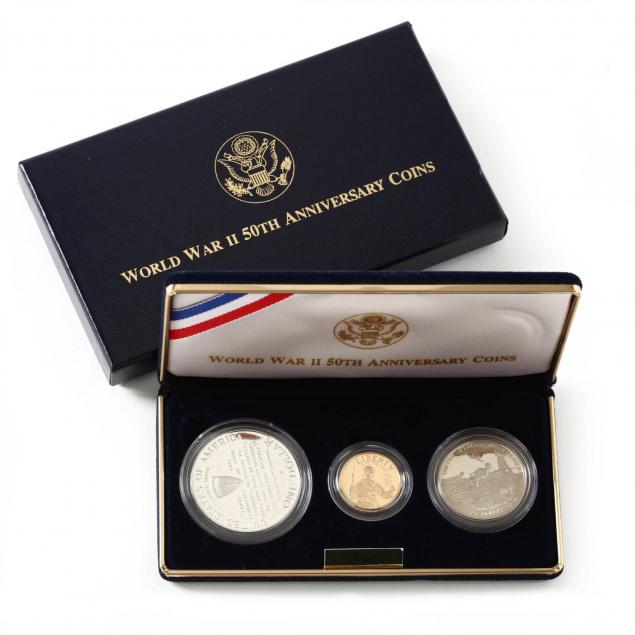 1991-1995-wwii-commemorative-gold-and-silver-3-coin-proof-set