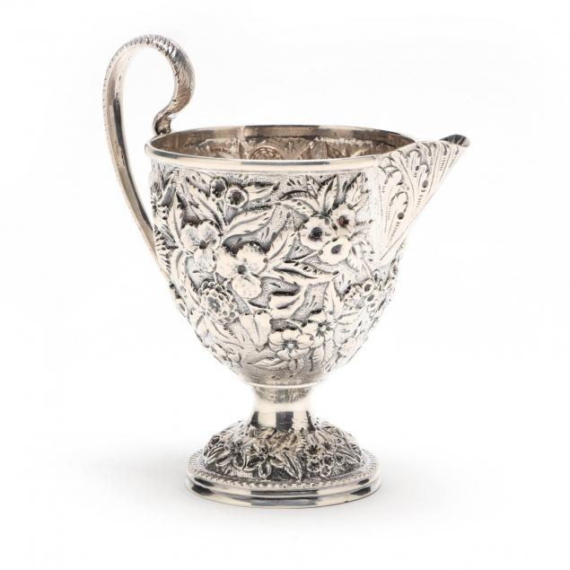 s-kirk-son-repousse-coin-silver-cream-jug