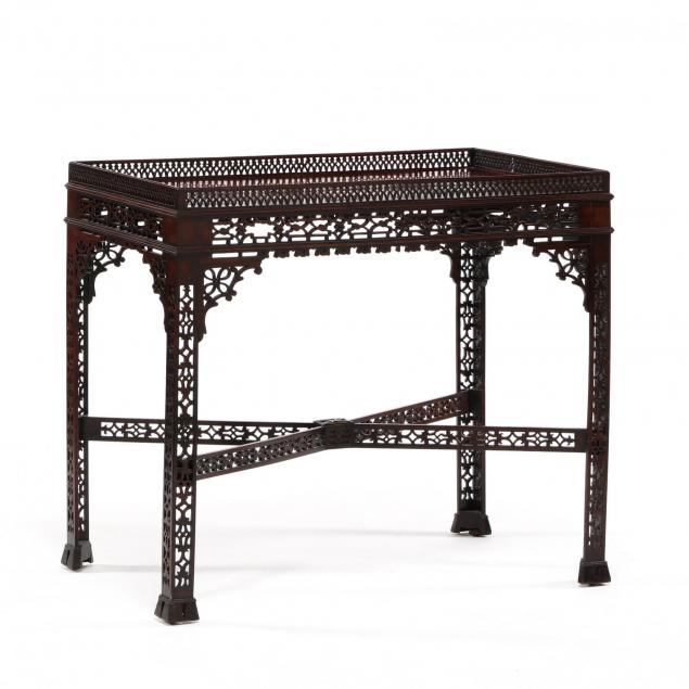 chinese-chippendale-carved-mahogany-tea-table