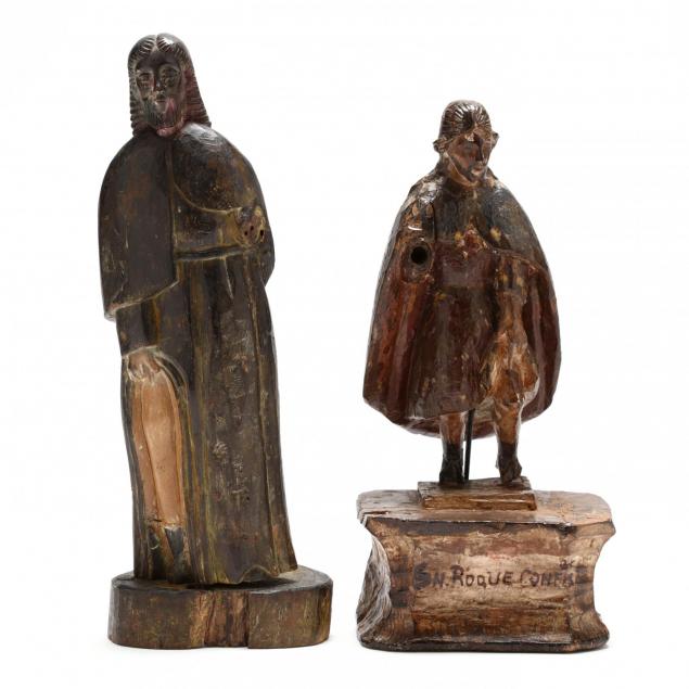 two-carved-figurines-of-st-roch